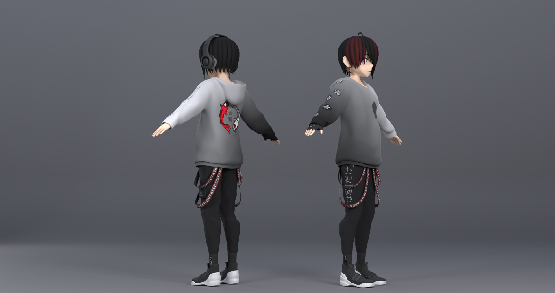 ArtStation - anime boy avatar (VRChat)