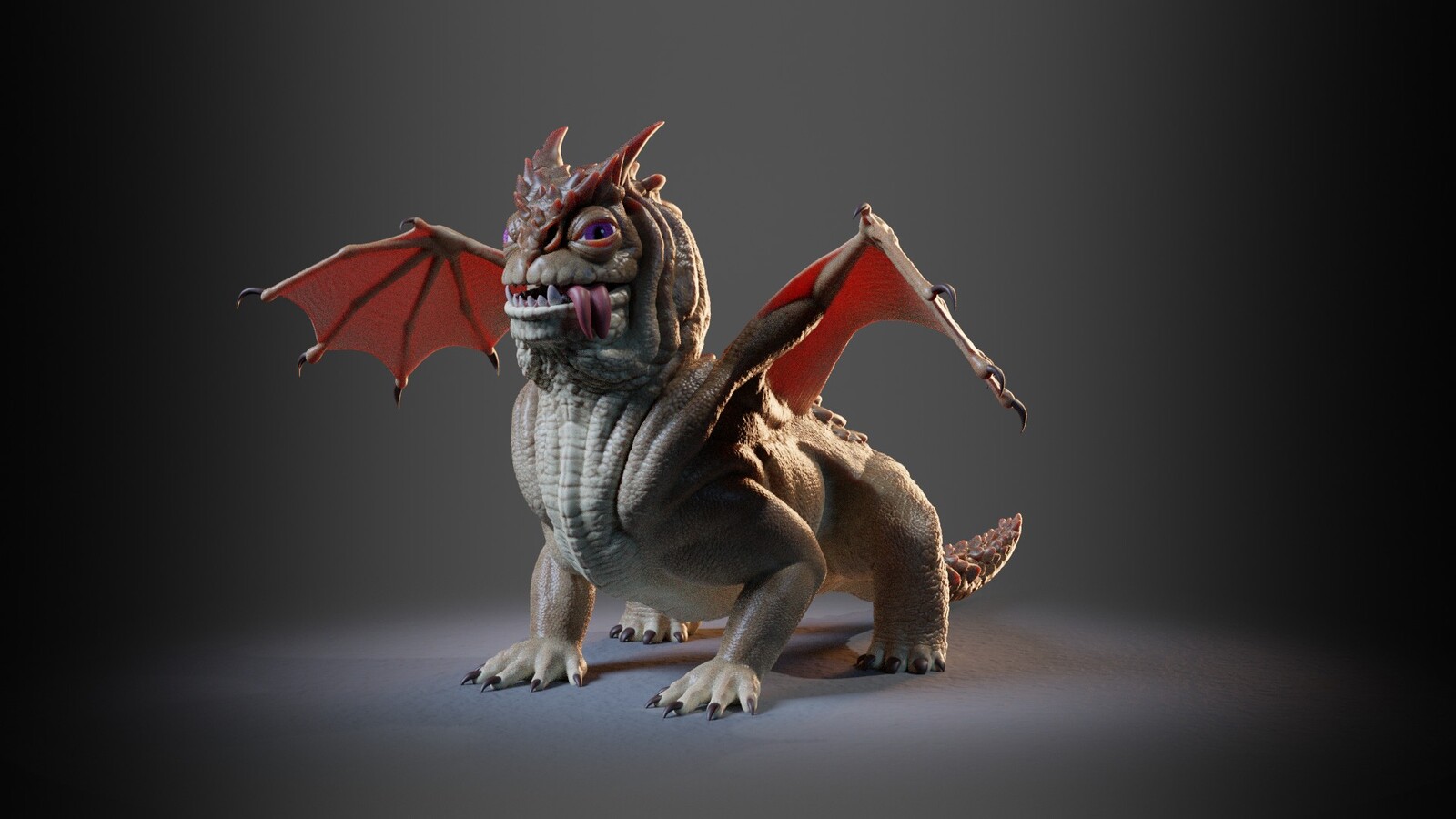 Concept Sculpt: Pug Dragon