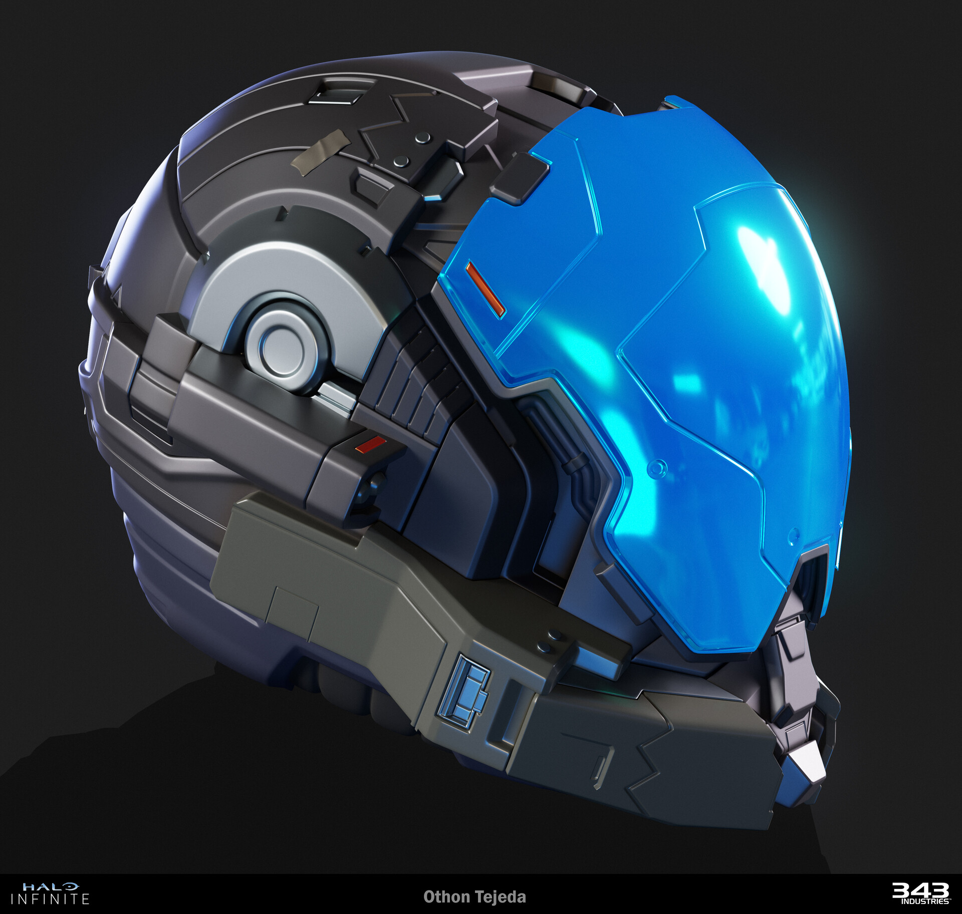 Othon Tejeda Stribog Helmet & Attachments Halo Infinite