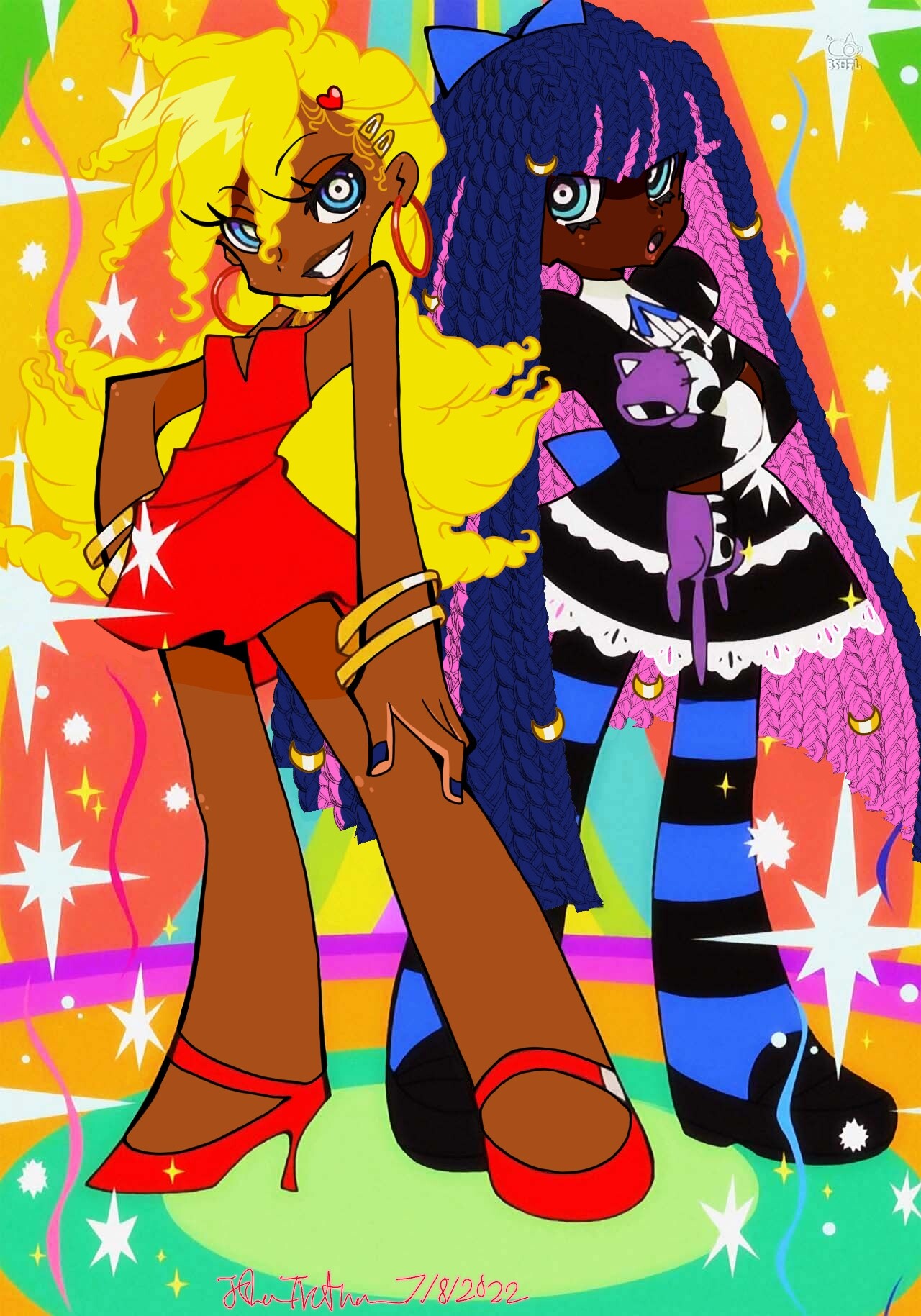 Pinterest  Anime character design, Panty and stocking anime