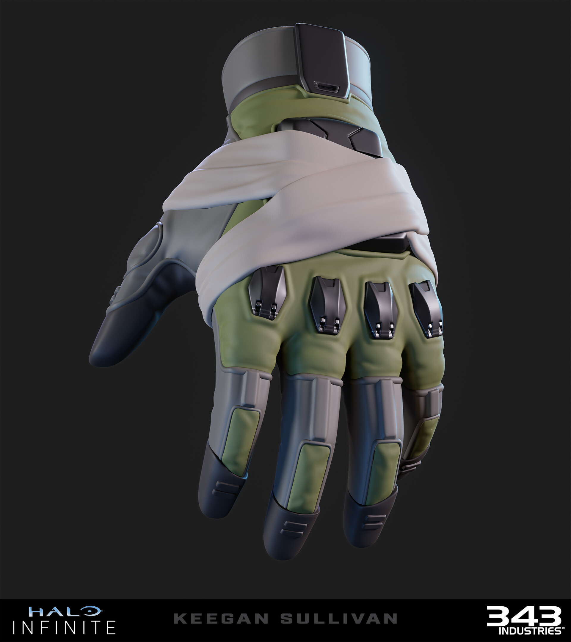 Keegan Sullivan - Tenosyno Gloves - Halo Infinite - Season 2: Lone Wolves