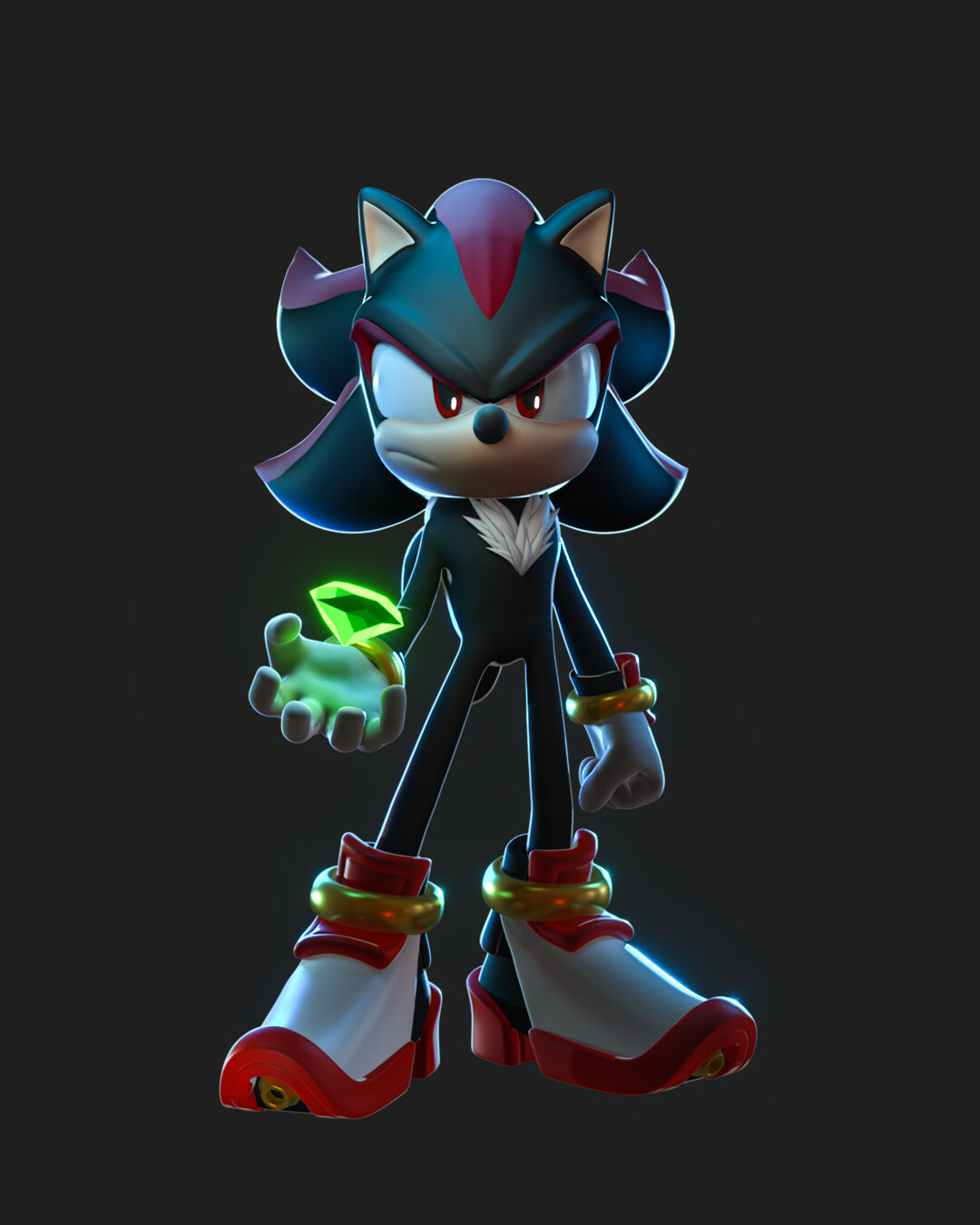 Shadow The Hedgehog render