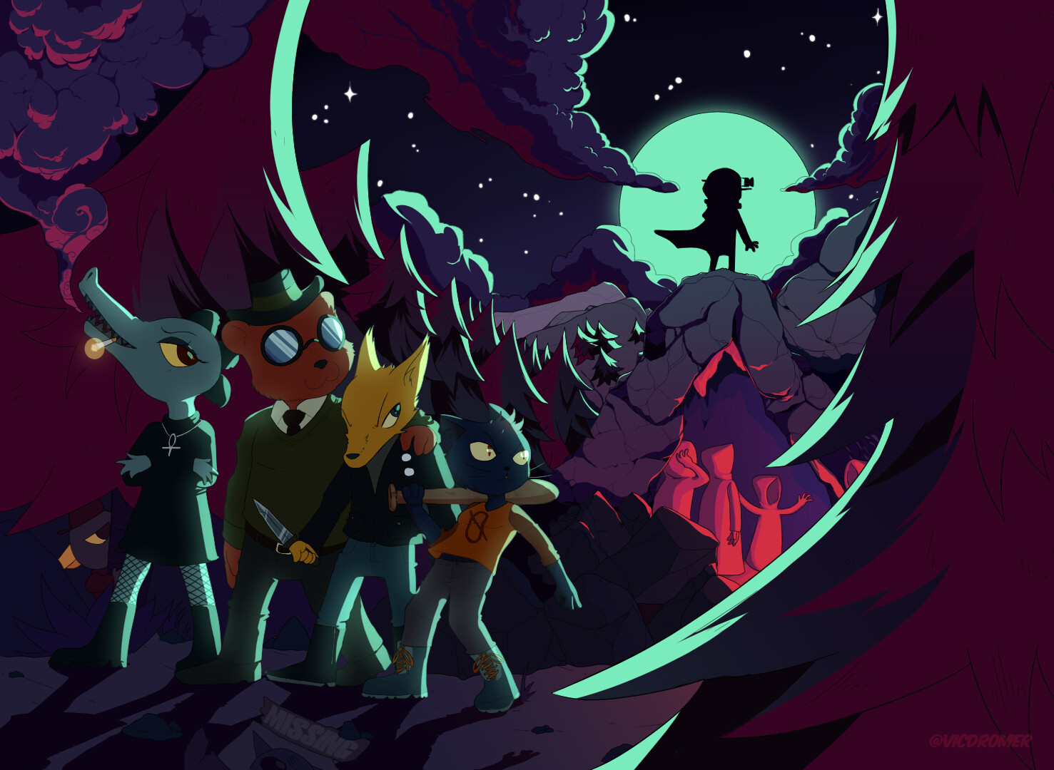 night in the woods HD wallpapers backgrounds