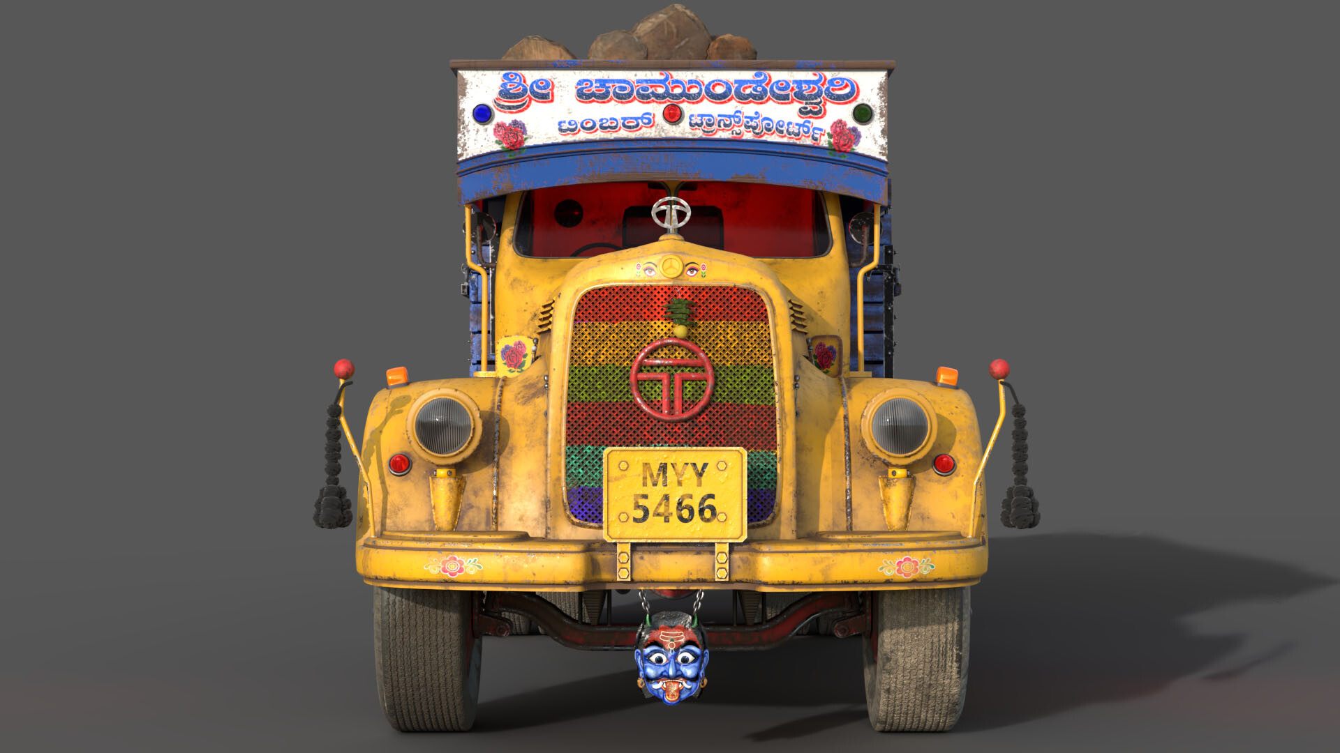 ArtStation - Truck : TATA 1210 D