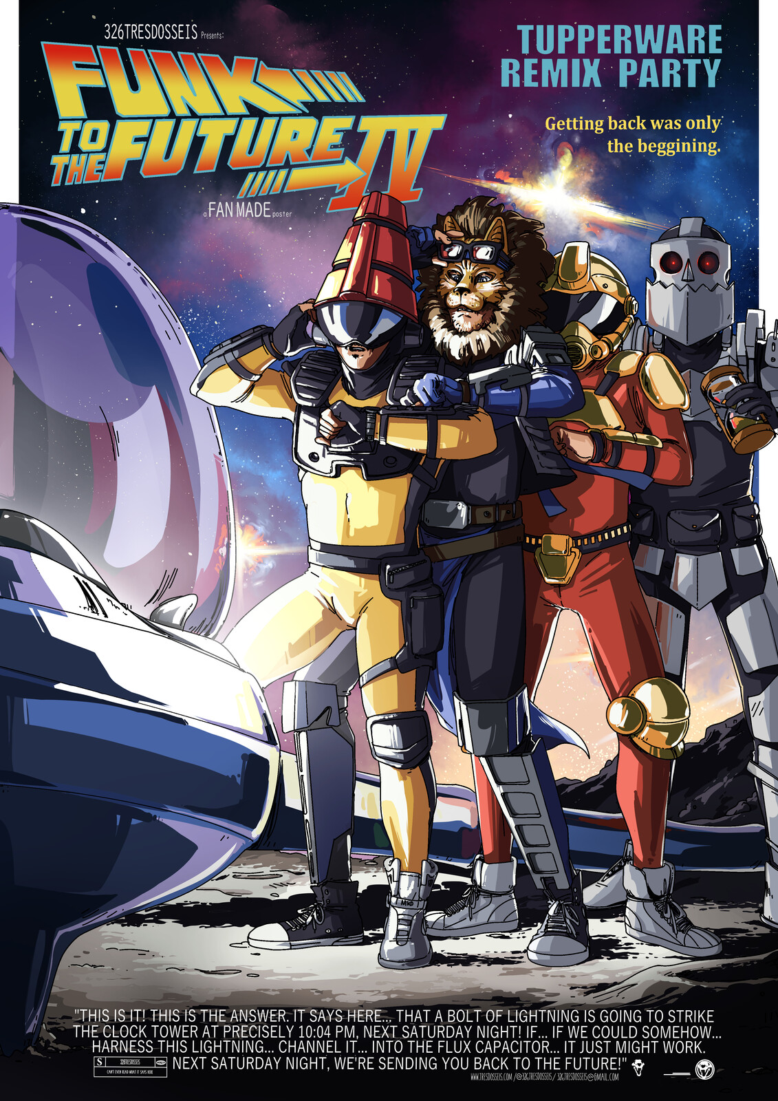 Sabela Álvarez TWRP Back to the future poster