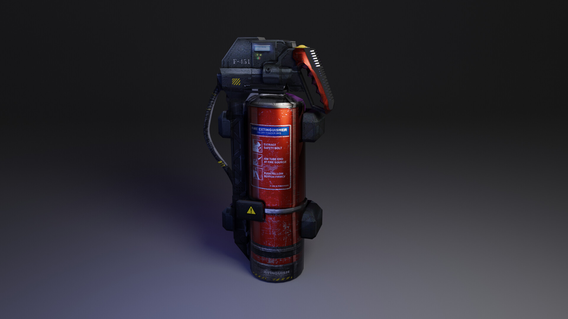 ArtStation Fire Extinguisher asset model