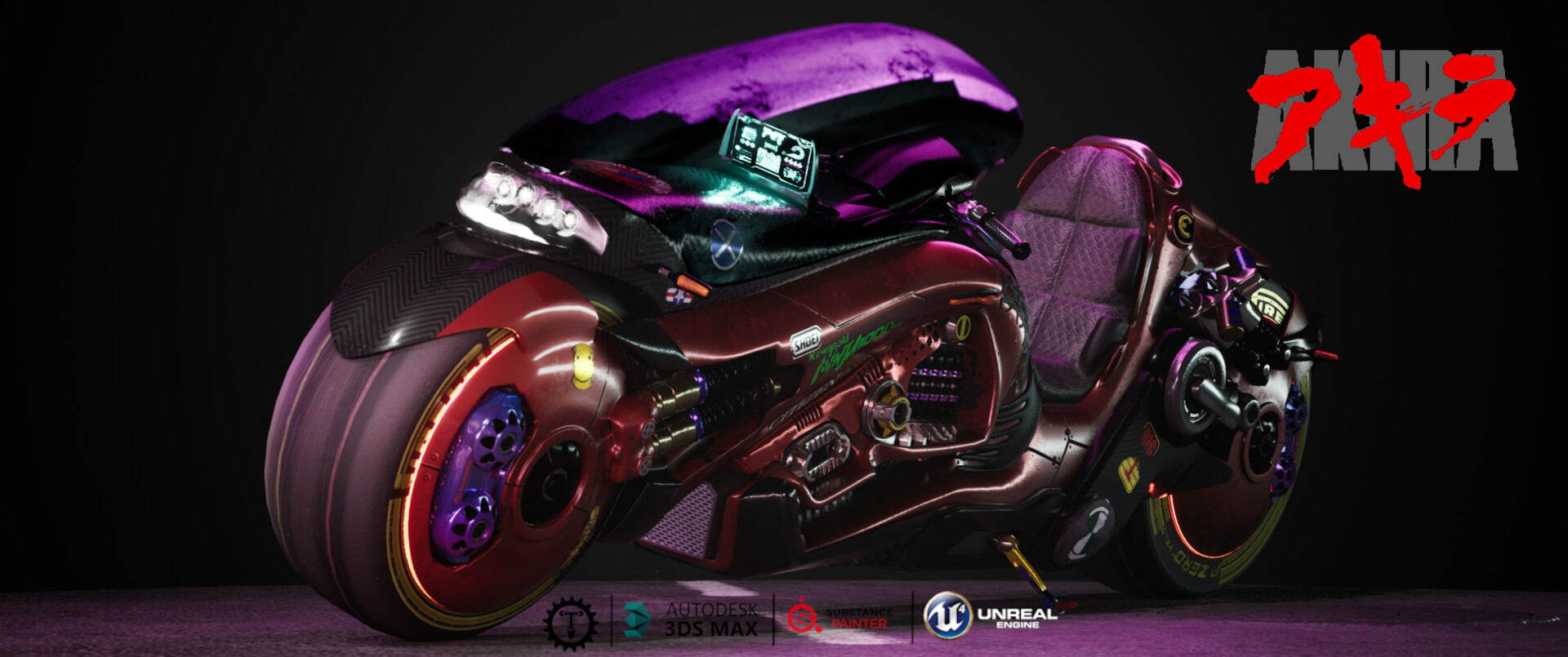 Akira shop inspired motorcycle