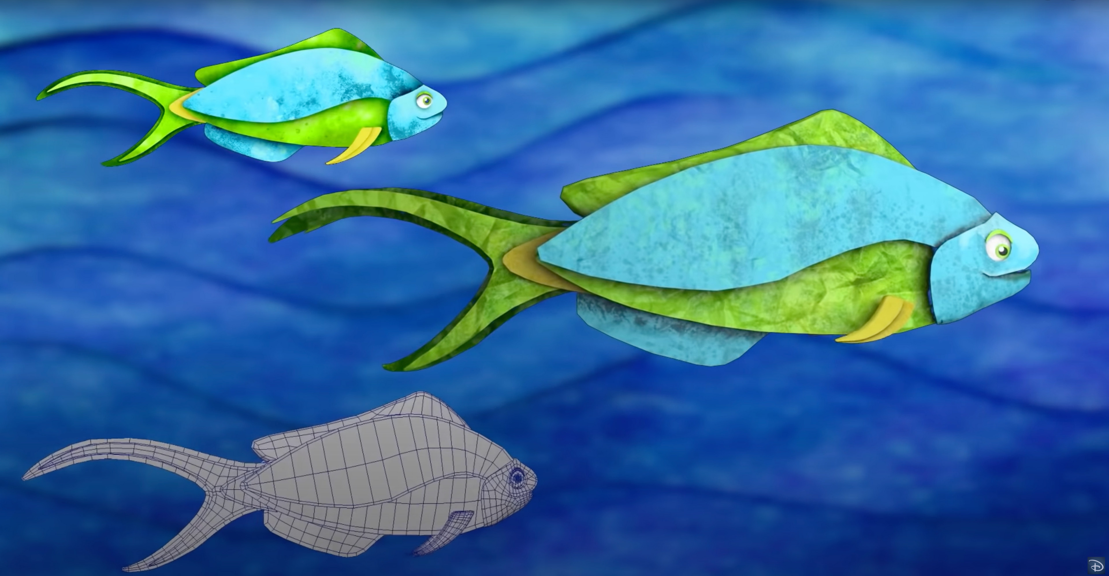 Anthias fish - responsible for all components