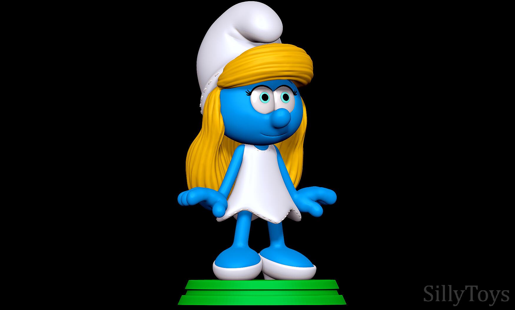 ArtStation Smurfette Smurfs 3D print model