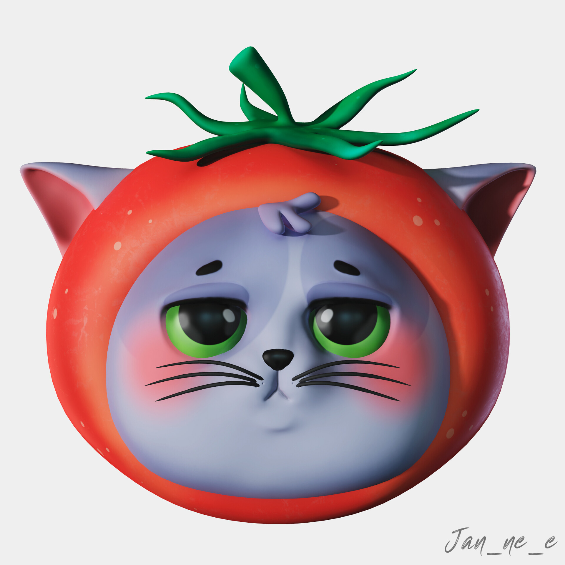 Евгения Данилюк Tomato cat
