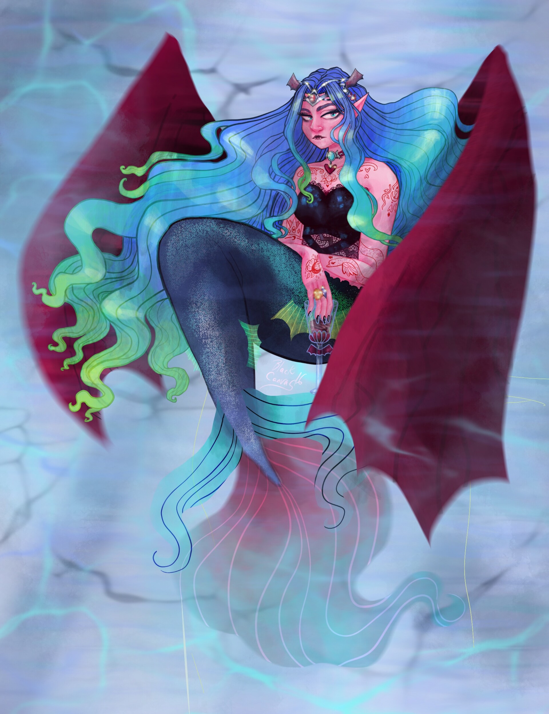 Black Canvas Mera Goth Mermaid Vampire Princess black-canvas-mera-goth-mermaid-vampire-princess