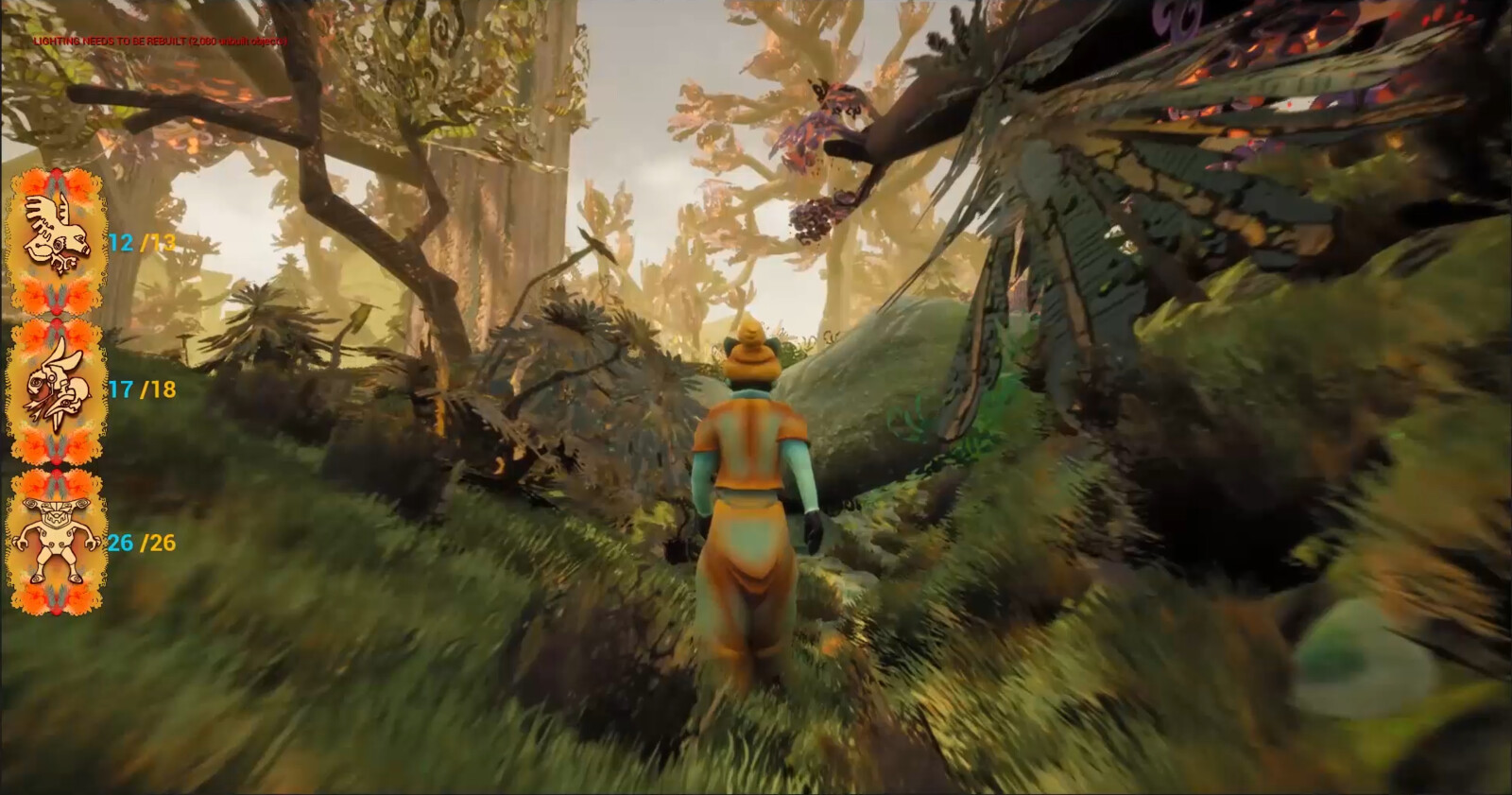 Besides the interiors and gardens, there is a massive park on the other side of the map.