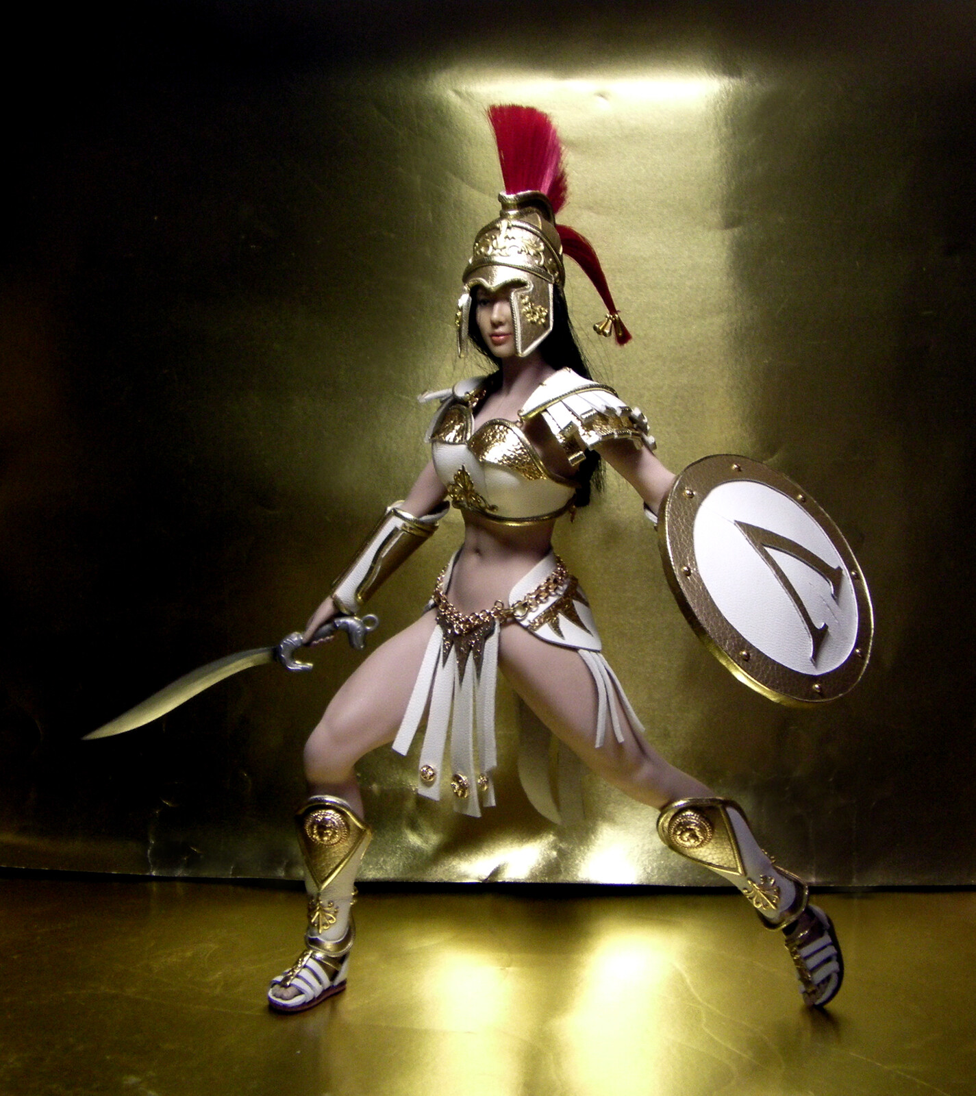 DOLL IN ARMOR - Costume №17 for Phicen doll. Gladiator girl.
