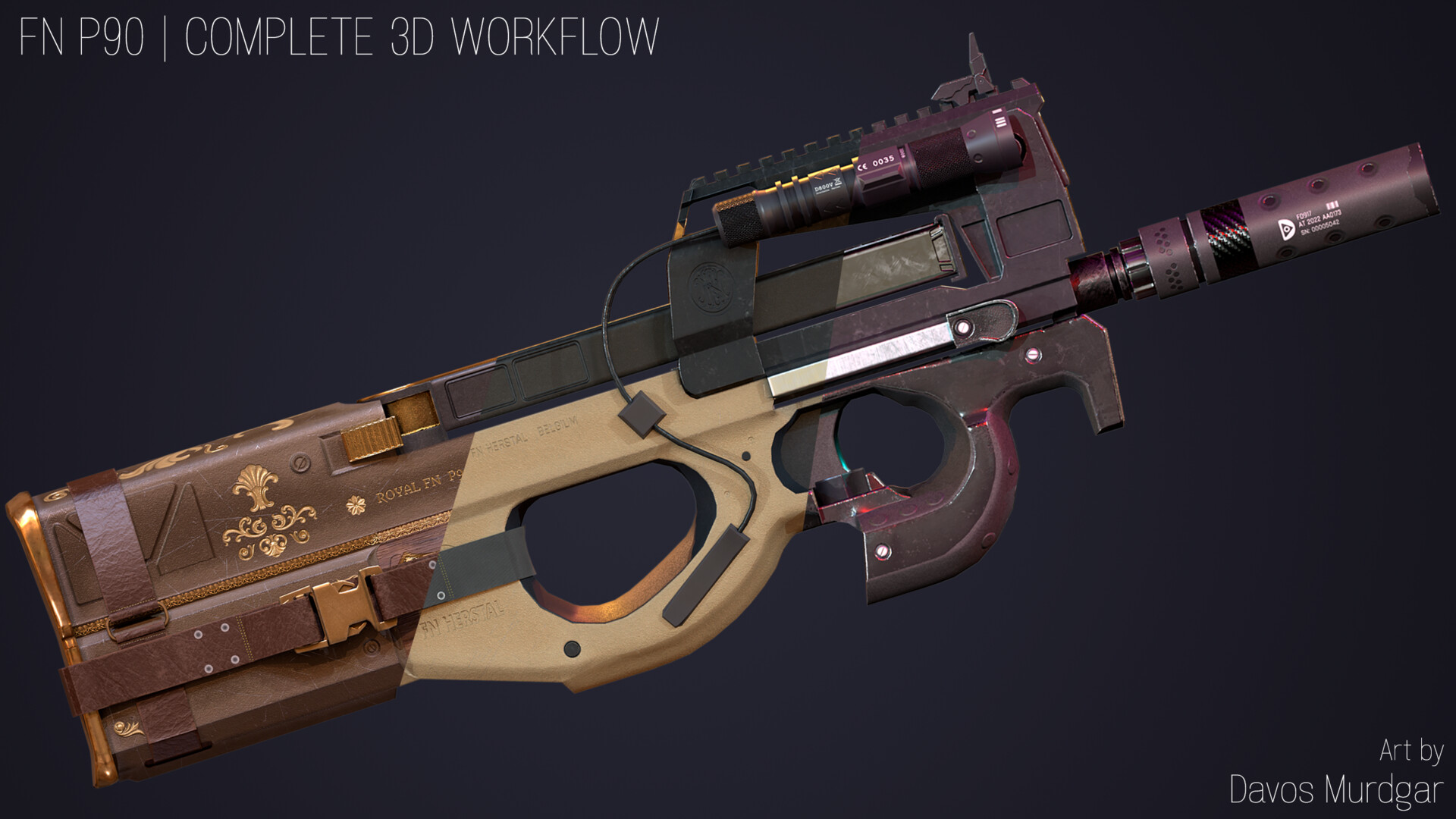 ArtStation - CUSTOM FN P90
