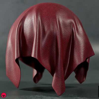 PBR - CRACKED LEATHER FABRIC SURFACE - 4K MATERIAL