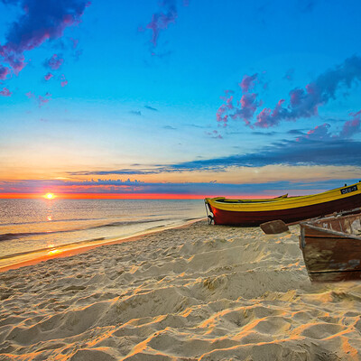Akshath rao beach sunset