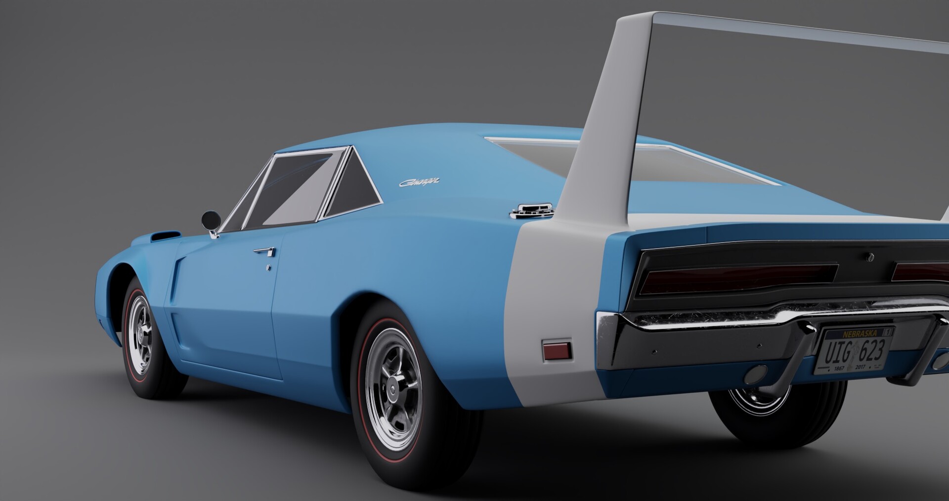 ArtStation - Dodge Charger Daytona 1969