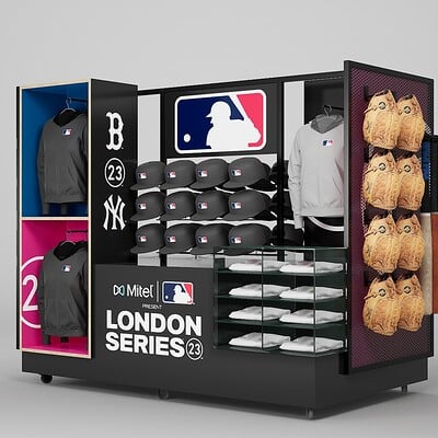 MLB Merchandise Stand