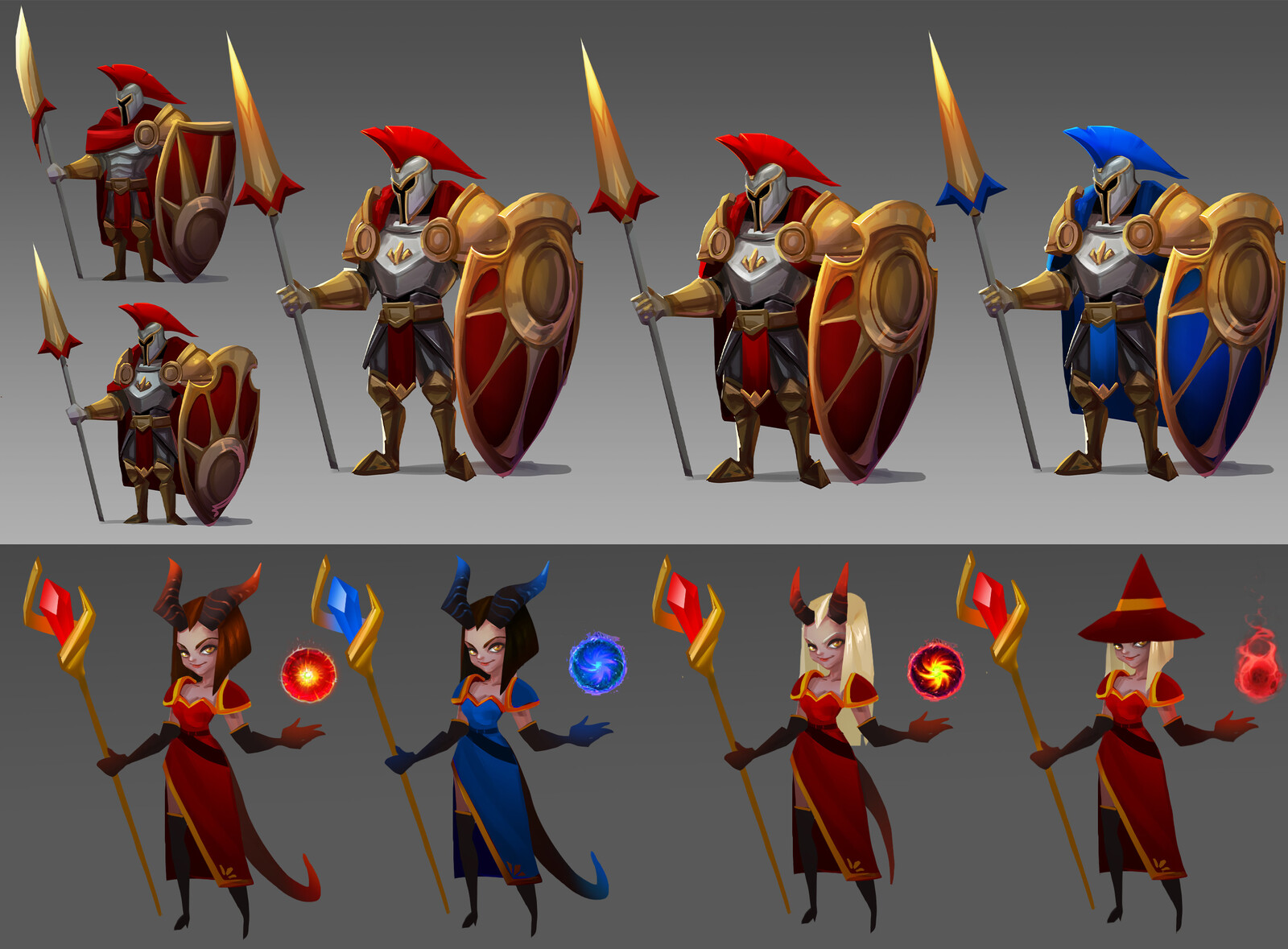 Concepts for mobile games