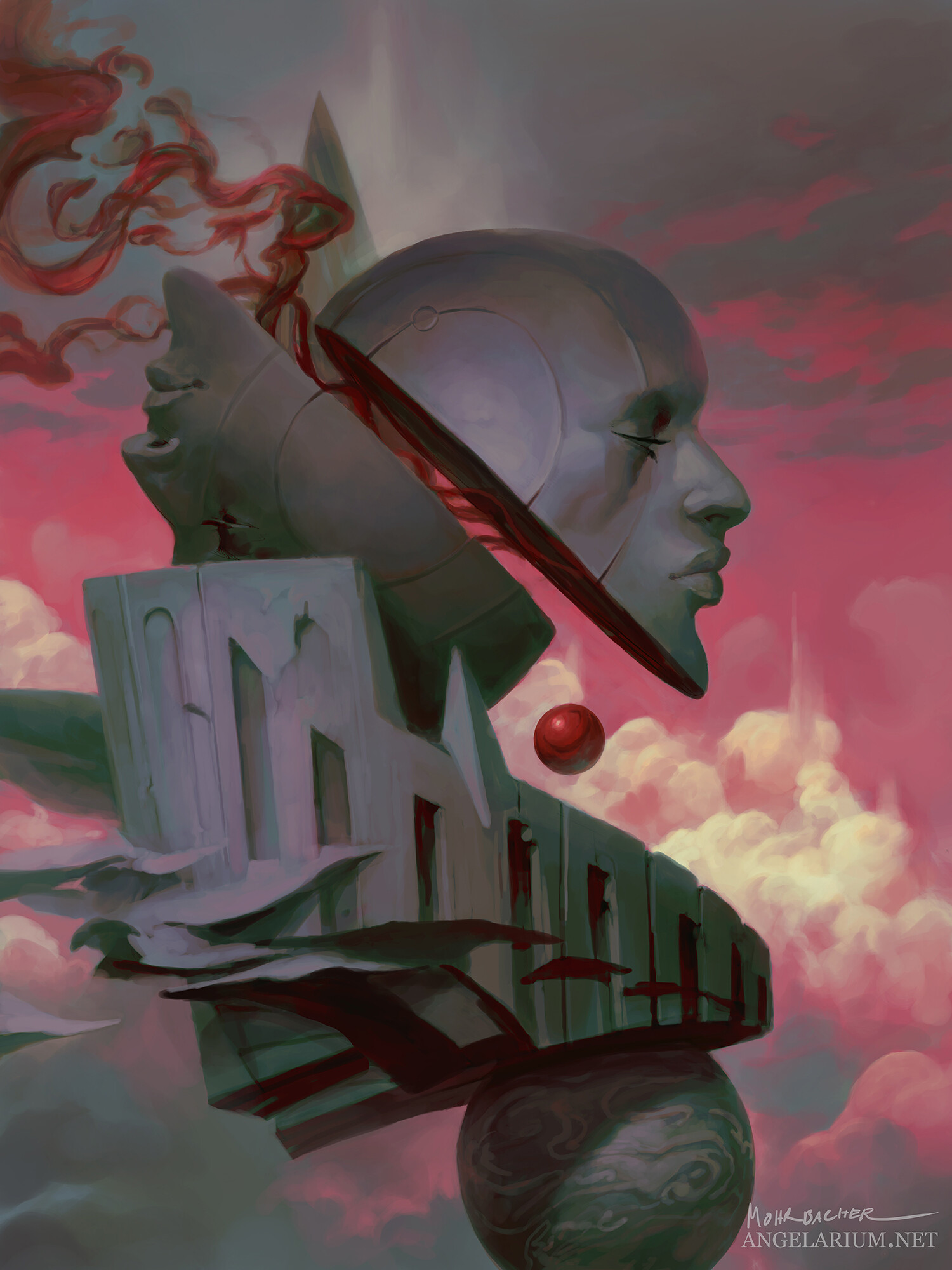 Chokhmah, Axiom's Vessel by Peter Mohrbacher