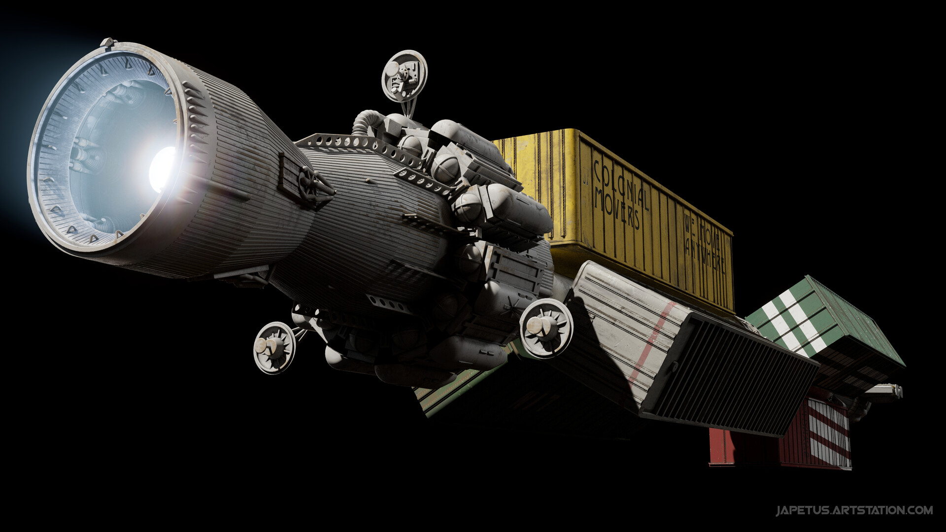 ArtStation - BSG Colonial Fleet - Colonial Movers