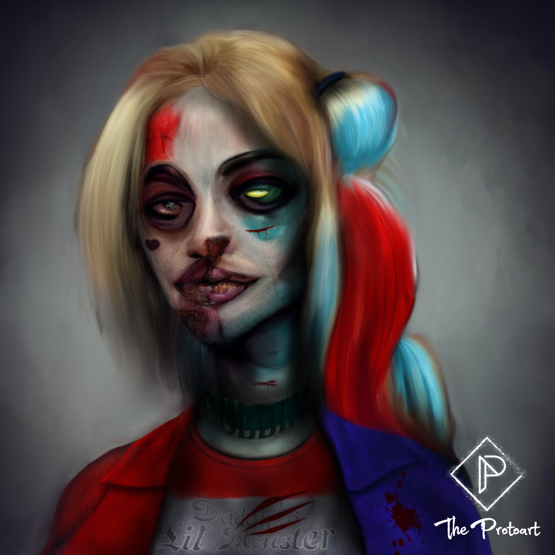 ArtStation Zombie Harley Quinn