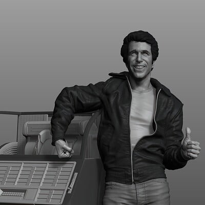 "The Fonz" 1:6 statue and figure