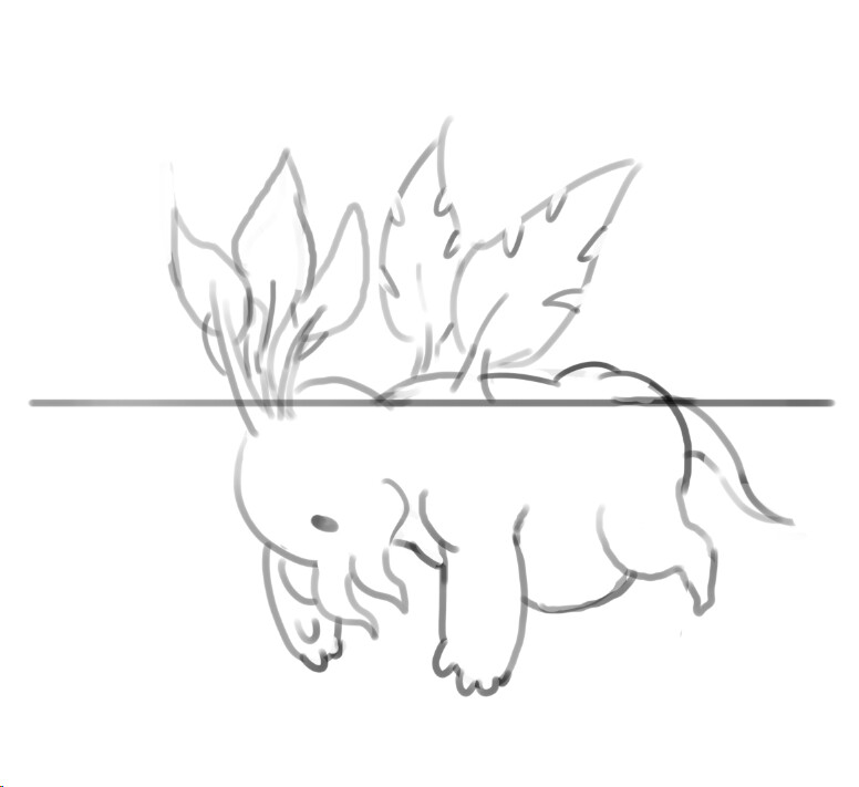 This is how he grows in the ground