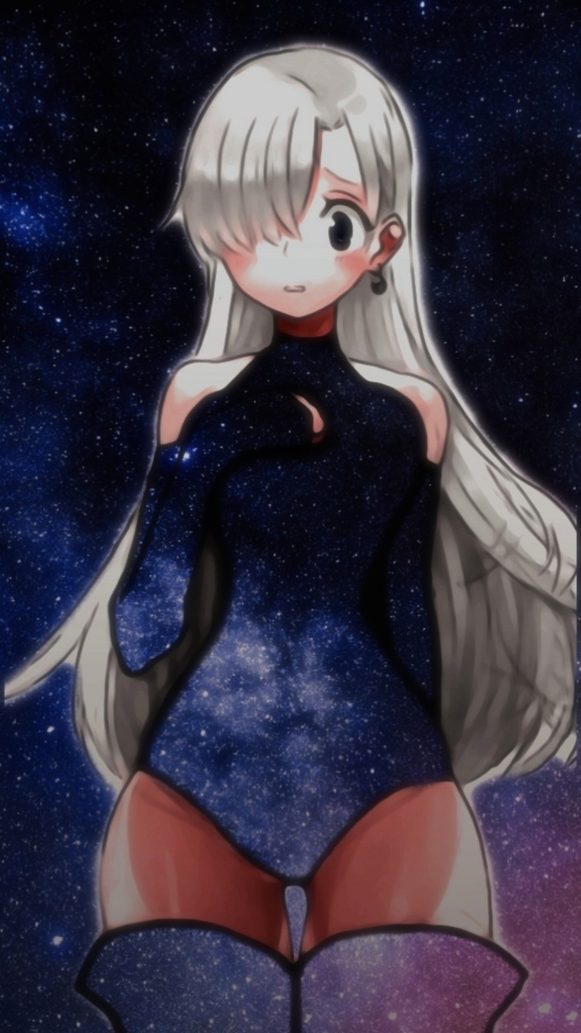 Space outlet anime girl