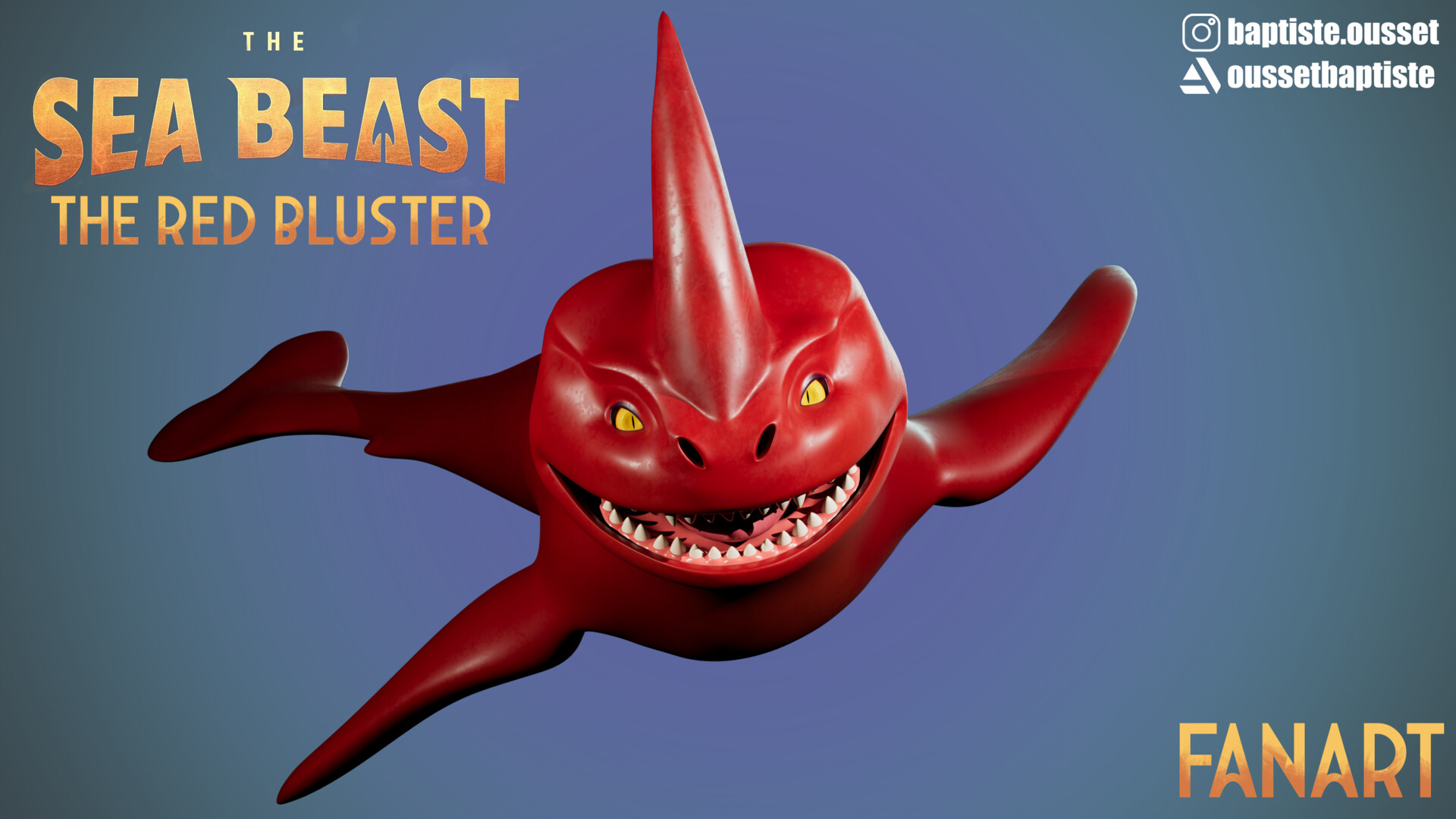 ArtStation The Sea Beast The Red Bluster Fan art