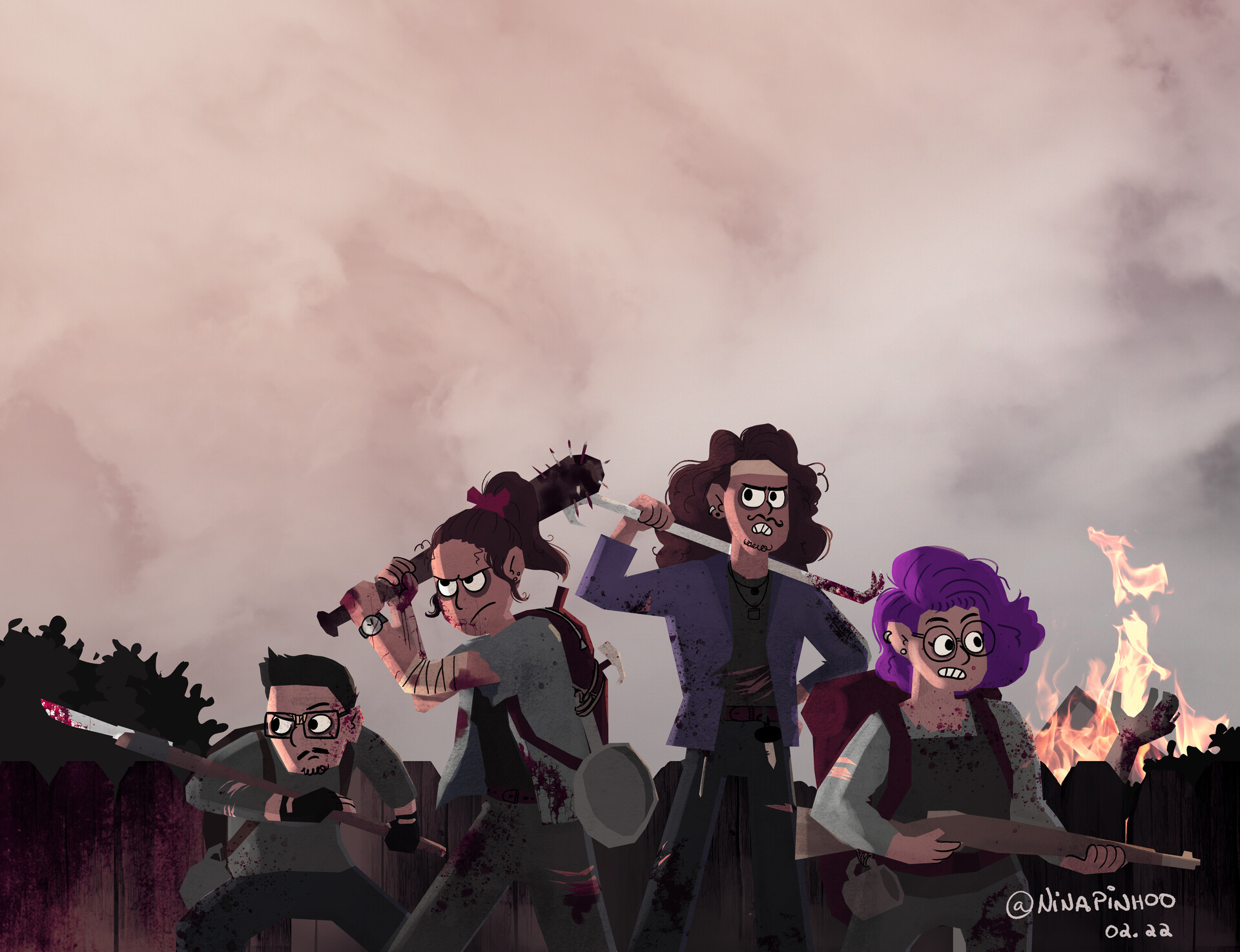 ArtStation Project Zomboid Fan Art