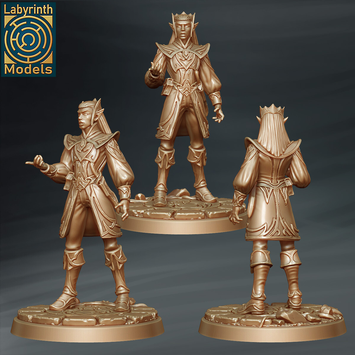 Labyrinth Models - Dark Elf Citizens