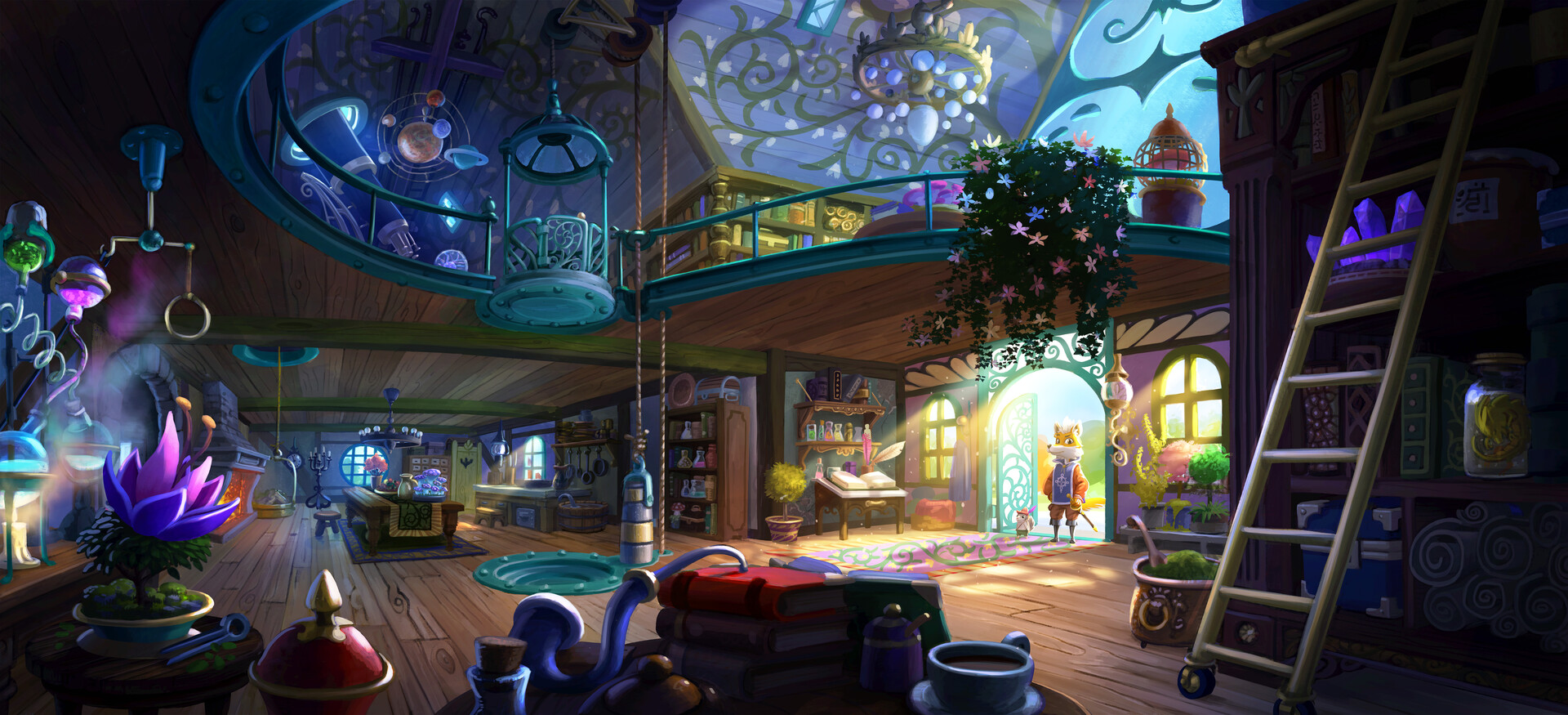 ArtStation - Visit the old Wizard's workshop