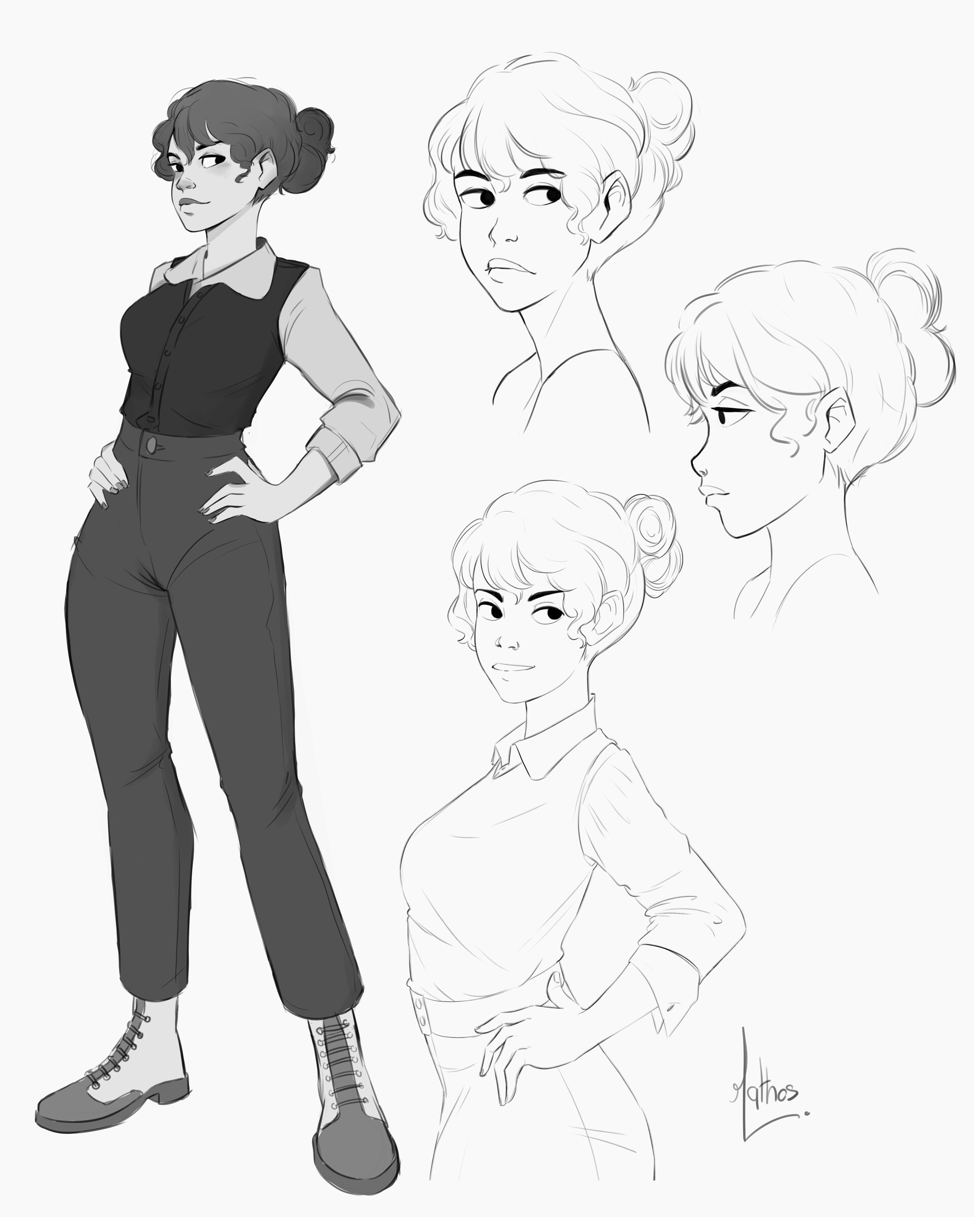 ArtStation - Sketch CharaDesign