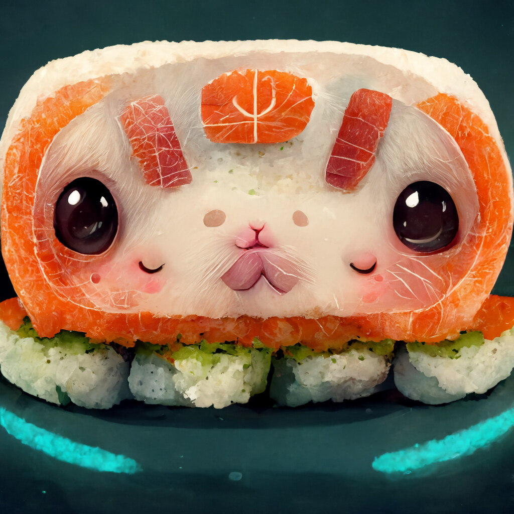 ArtStation - Cute Sushi