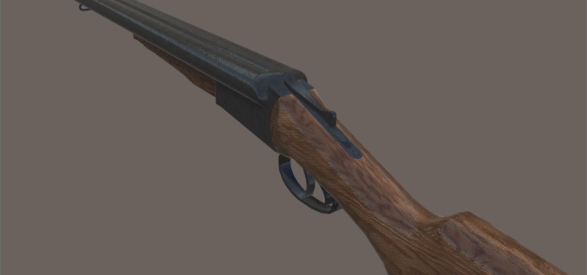 ArtStation Russian Double Barrel Shotgun IZh 43 artstation-russian-double-barrel-shotgun-izh-43