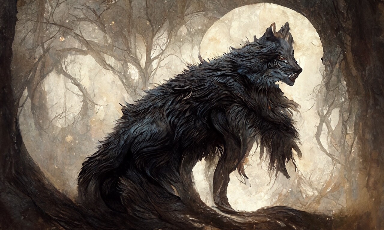 ArtStation - The Wolf of the Wood