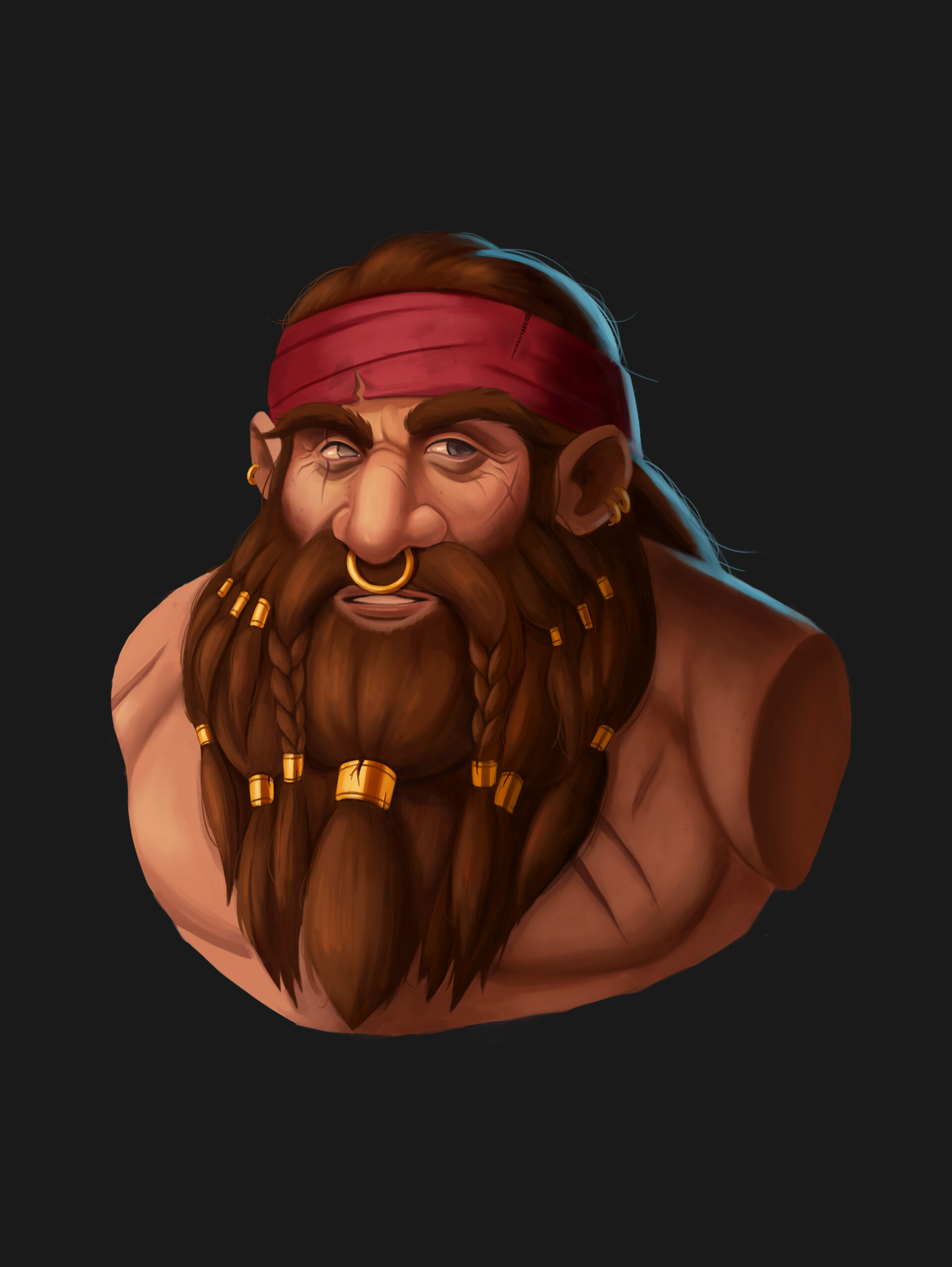 Artstation Dwarf Pirate 