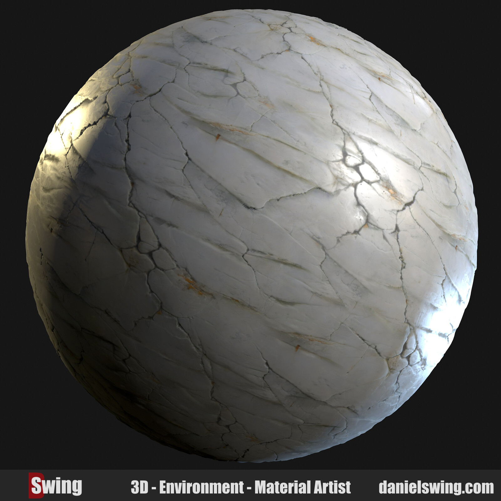 white marble with thin cracks