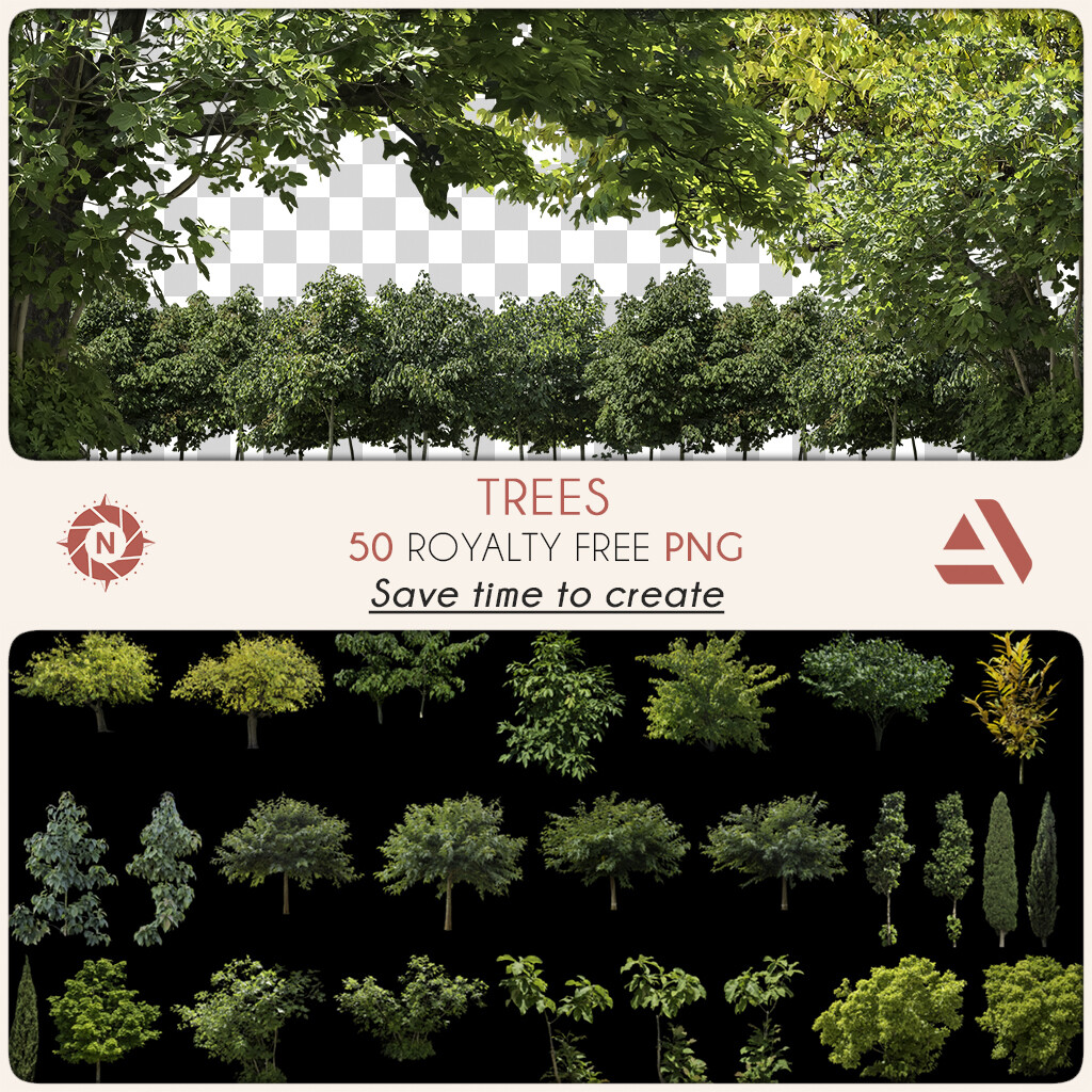 PNG Photo Pack: Trees

https://www.artstation.com/a/18370312