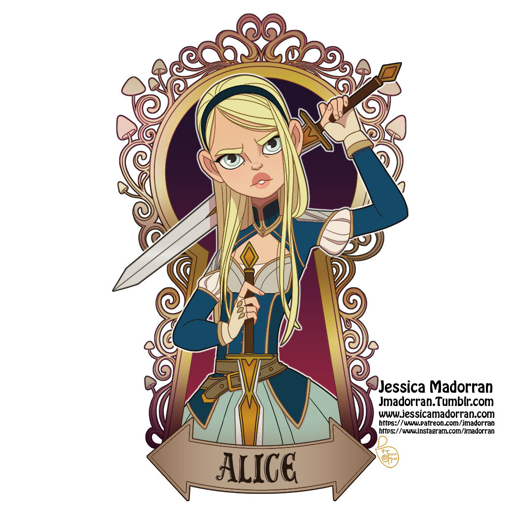 July 2022 Patreon - Twisted Alice in Wonderland Sticker Option 02