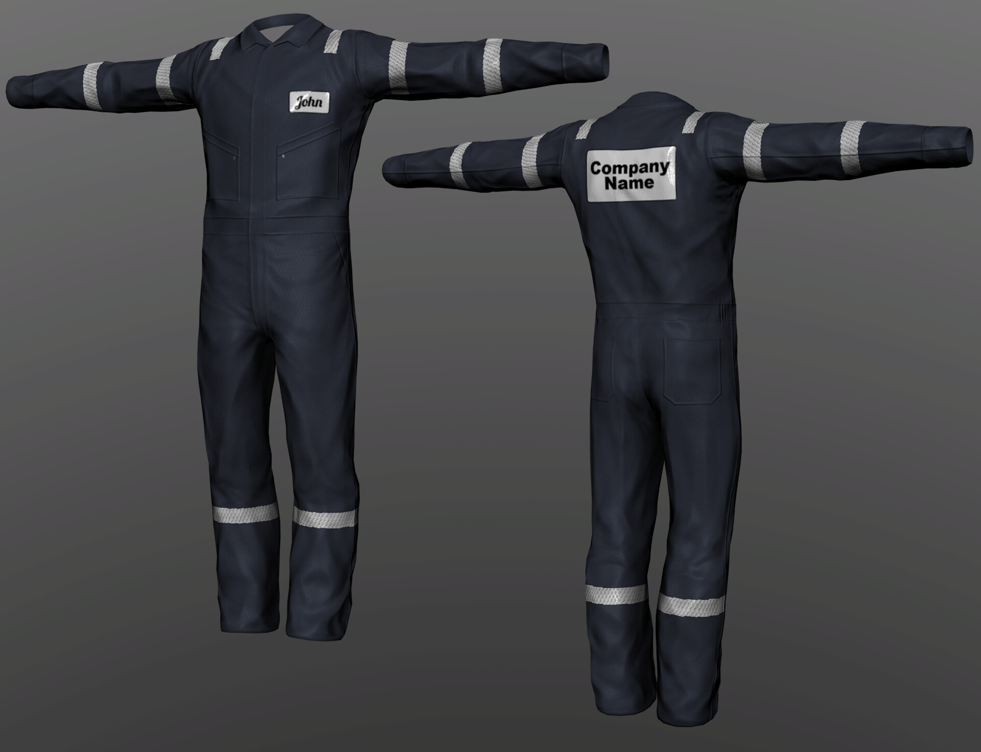 ArtStation Sculpted Coveralls