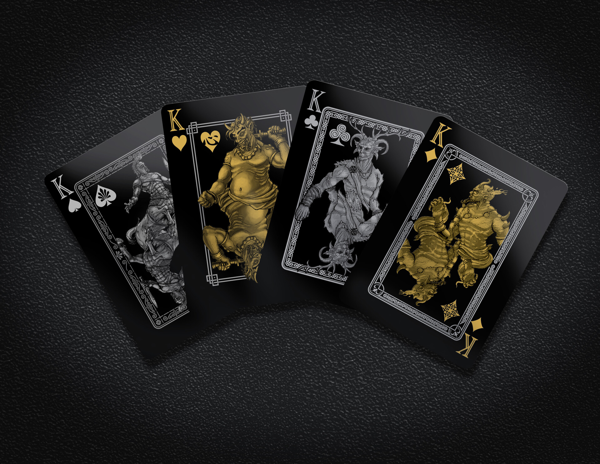 Mythical creatures best sale playing cards