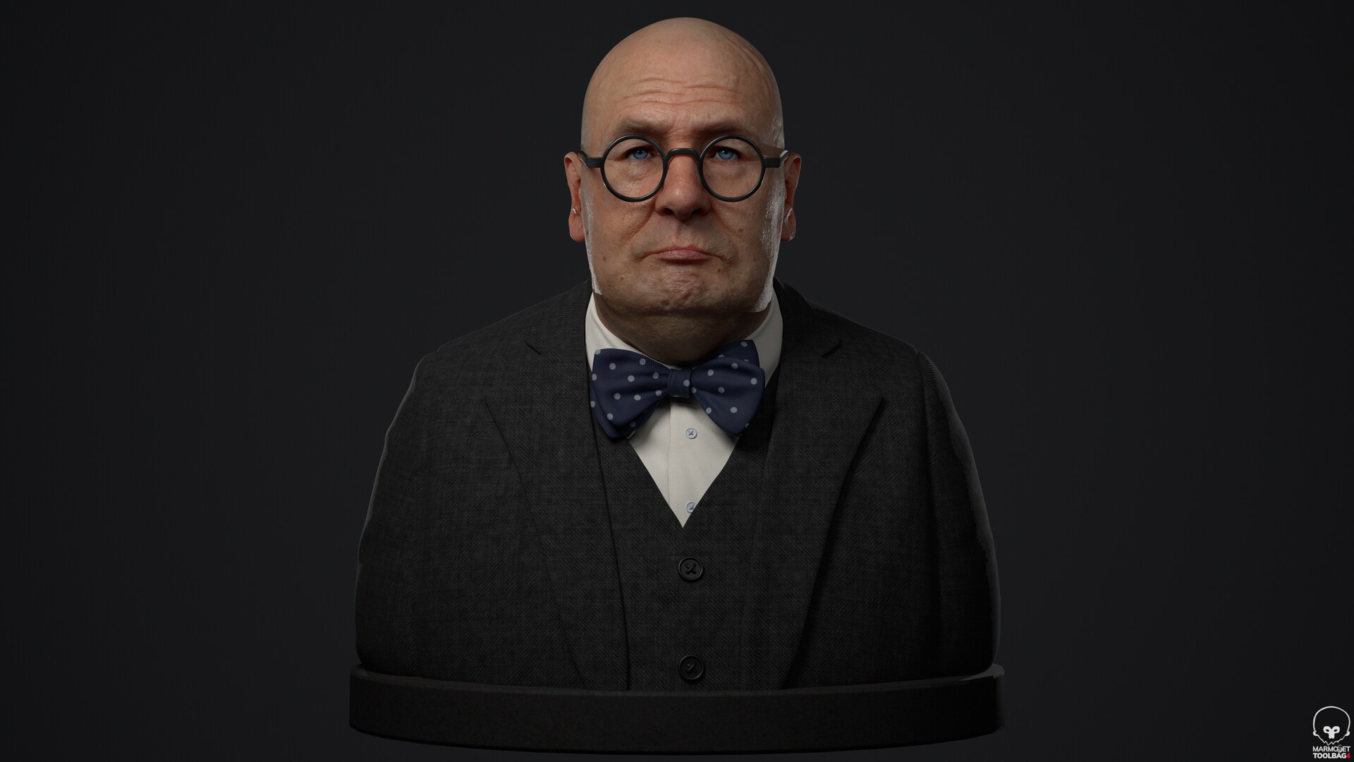 ArtStation Gary Oldman as Winston Churchill