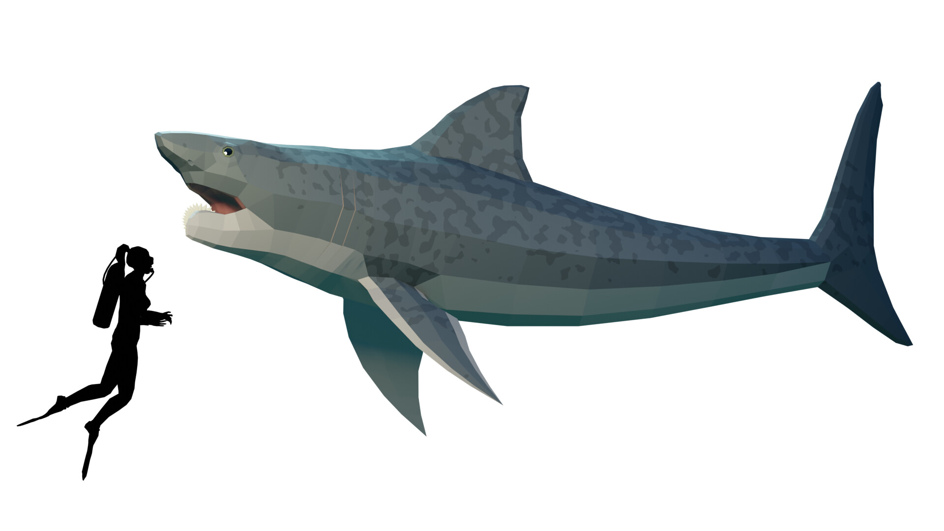 ArtStation - Shark poster