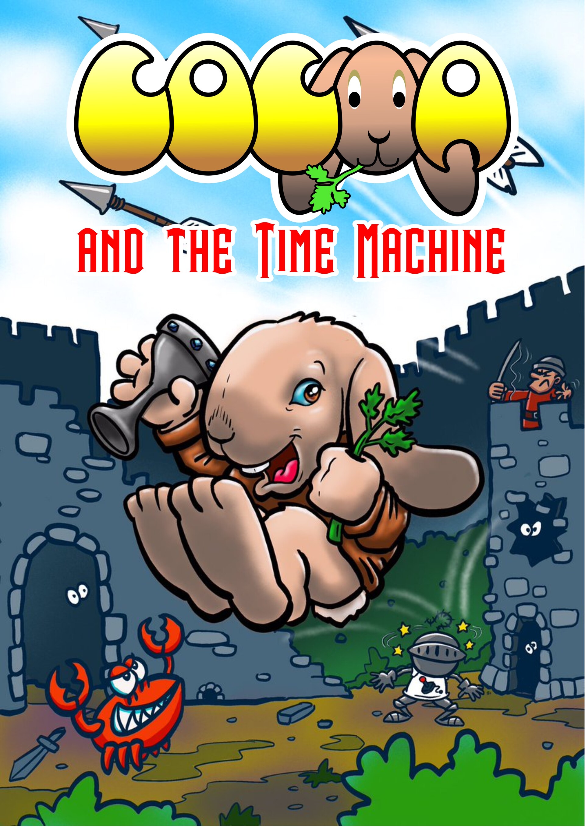 ArtStation - Cocoa and the Time Machine - Cover art