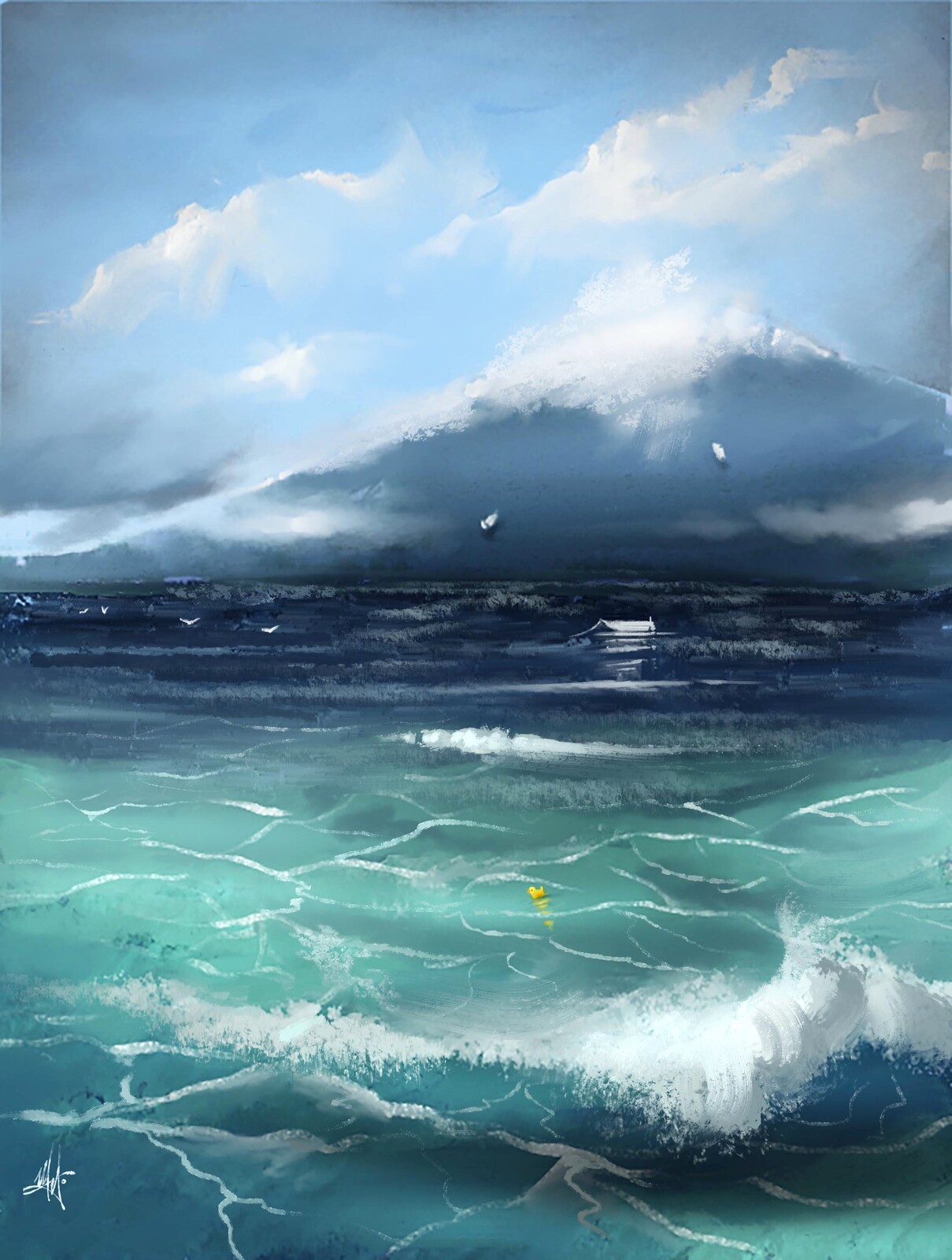 Concept Art Sea / Waves -Just A Family Vacation-