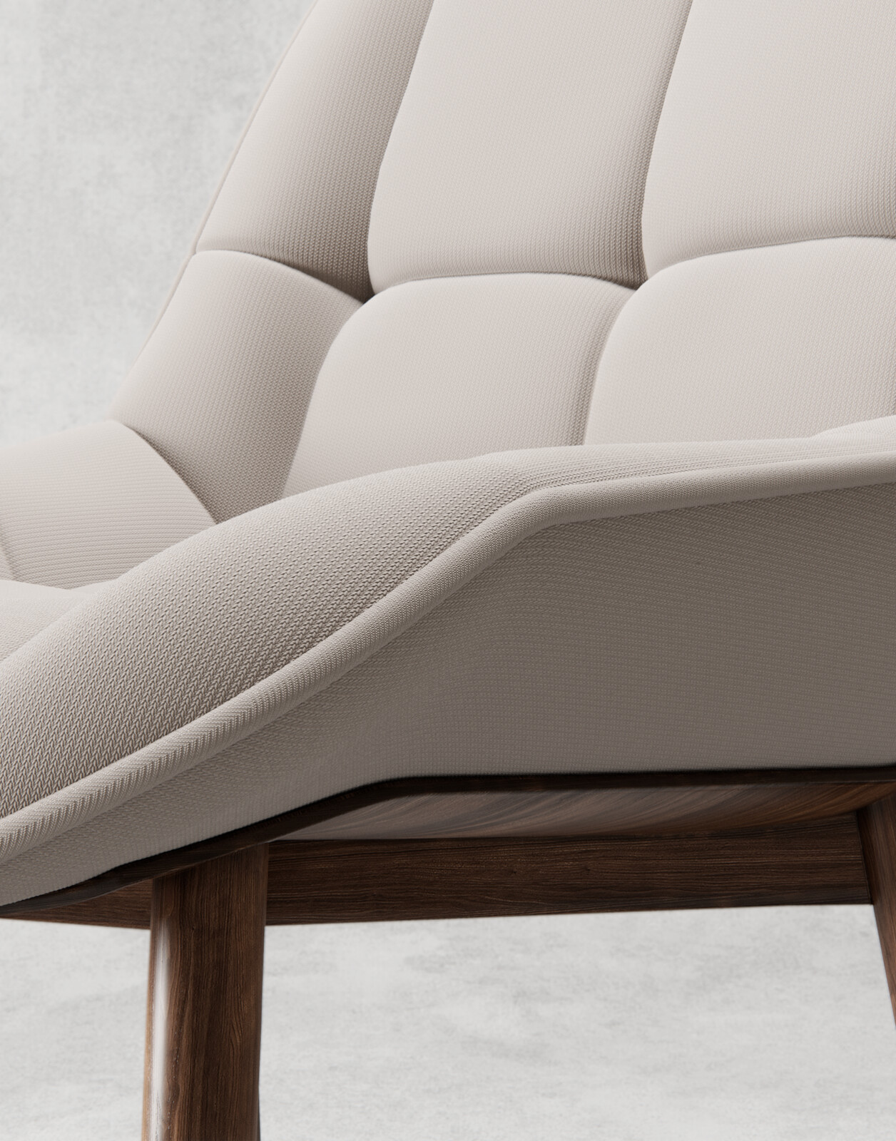 Microtech fiber in Beige rendered to show a detailed view of fabric texture.