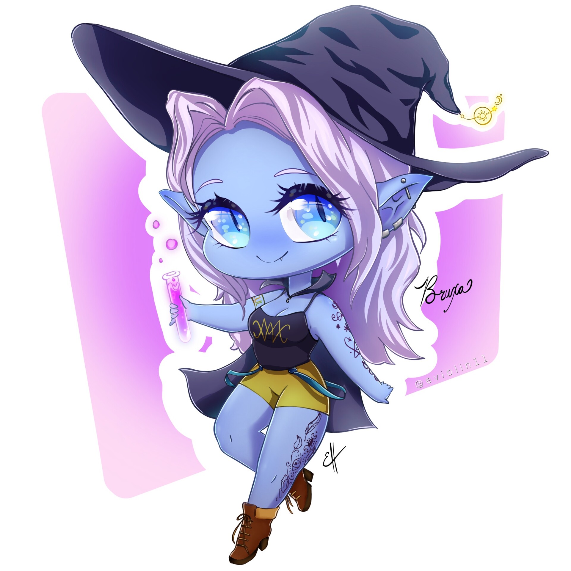 ArtStation - Bruxa Commission