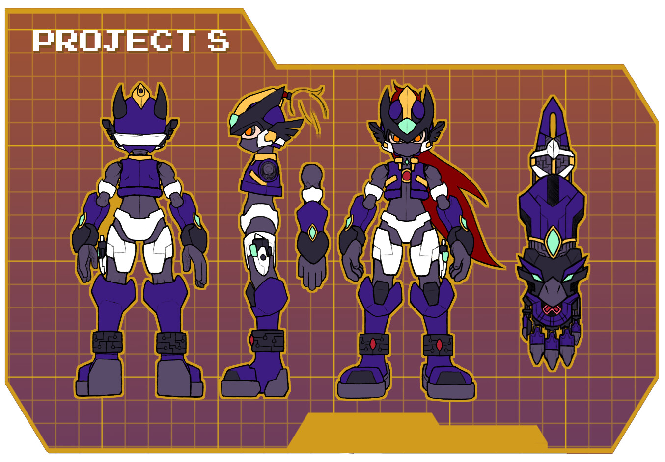 Oc ArtStation - Synth and Chord, MegaMan Zero/ZX OCs